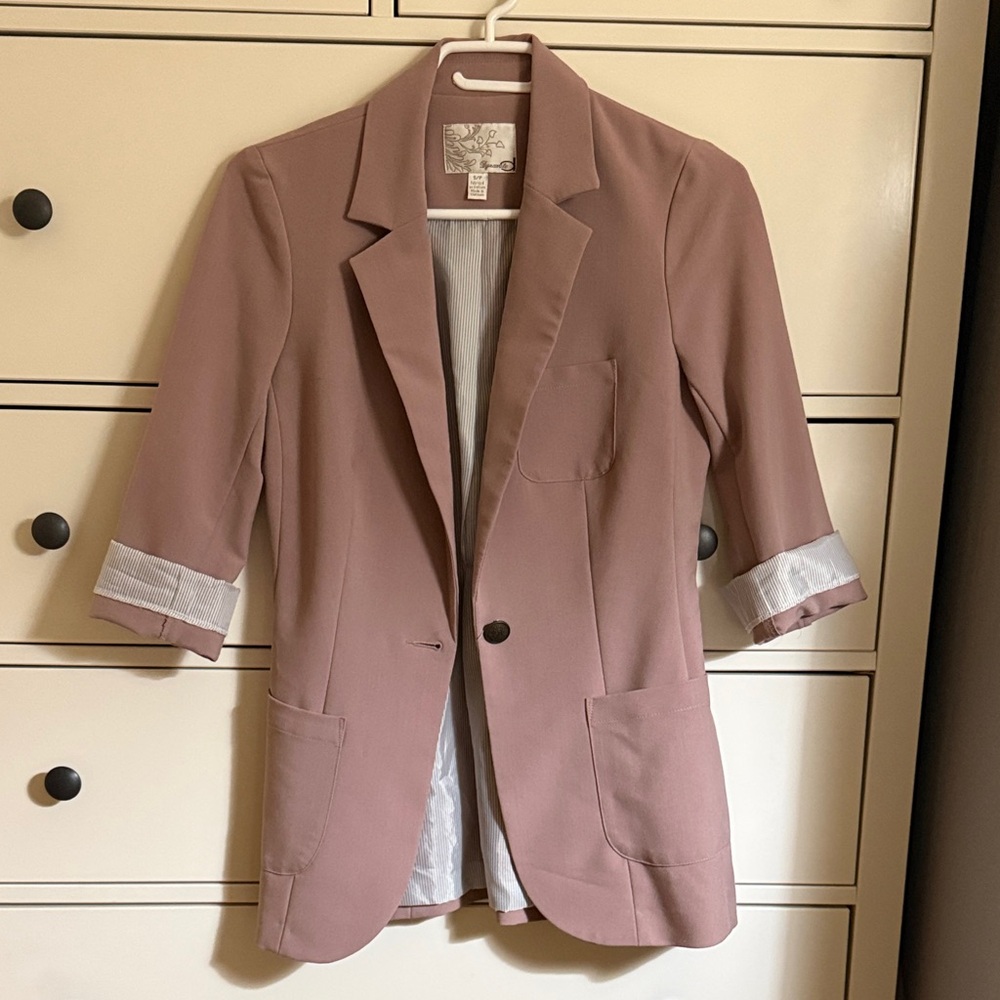 Dynamite Dusty Rose Women’s Blazer Jacket
